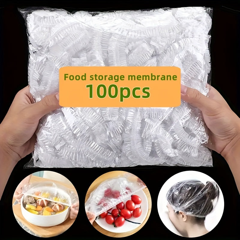 100 pieces of Elastic Stretchable Storage Covers are available for purchase. These Reusable Plastic Food Freshness Wraps are semi-transparent and provide a strong seal. They make for an ideal alternative to using aluminum foil or traditional plastic wrap.