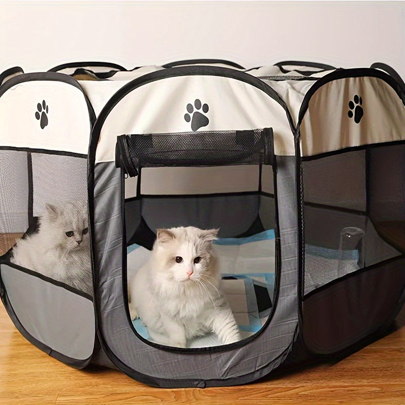 Special dog waiting box tent enclosed cat kennel pet production room.