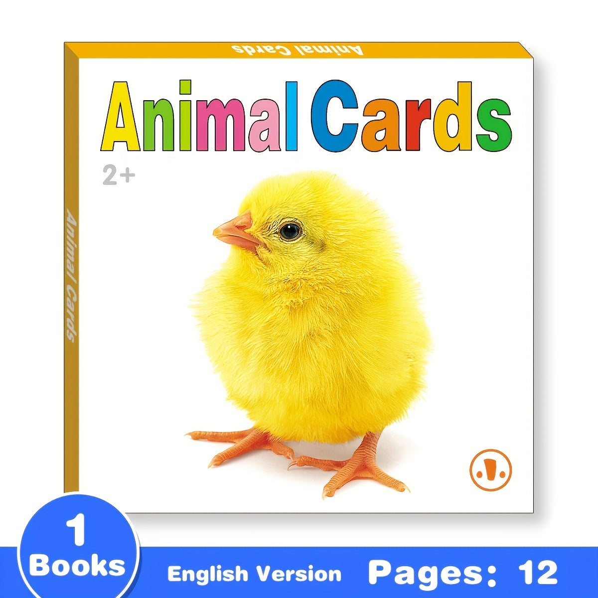 Montessori animal flashcards for toddlers promote early brain development with 24 animal pictures on 12 double-sided cards. Ideal for kids aged 2-10.