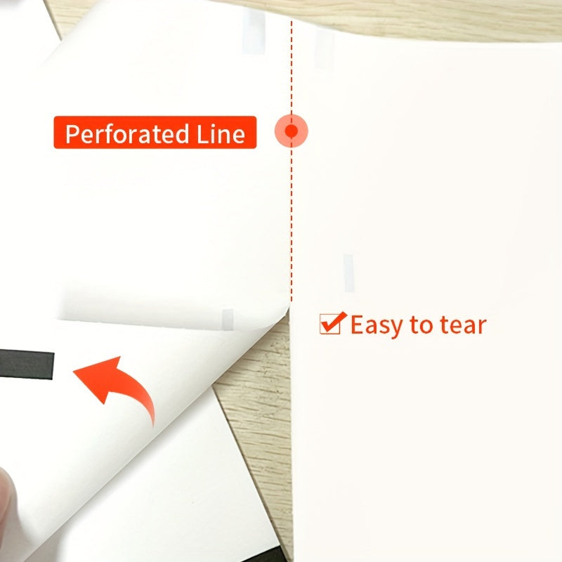 A4 thermal printing paper, 210mm, quick-drying, long-lasting, for office error correction. Folded thermal paper, A4 size, 200 sheets per pack.