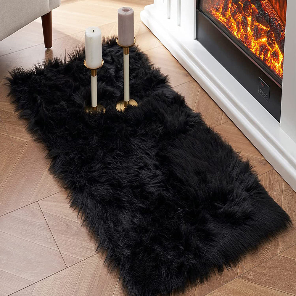 Plush Carpet Rug Perfect for Home Decor - Luxuriously Soft and Fluffy for Any Room in Your House