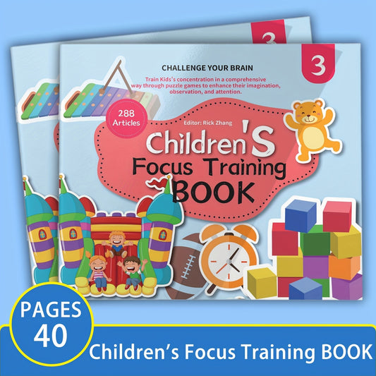 1pc Engaging Focus Enhancement Activity Book for Kids, Brain-Boosting Pattern Recognition and Rule Following Workbook, Published by ZHIDIAN INTERNATIONAL (USA) LLC in May 2024, English