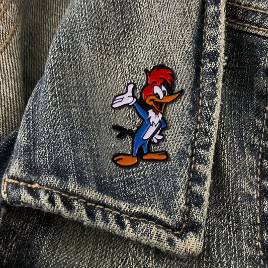 Enamel brooch pin accessory, featuring a cartoon design made from zinc alloy and UV plated. Suitable for both daily wear and parties, this unisex accessory can be used to decorate bags and clothes. Makes a unique gift for couples.