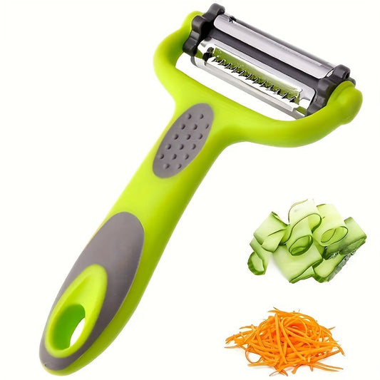 Convenient Melon Planer with 3-in-1 Rotary Peeler, Grater, and Multifunctional Paring Knife