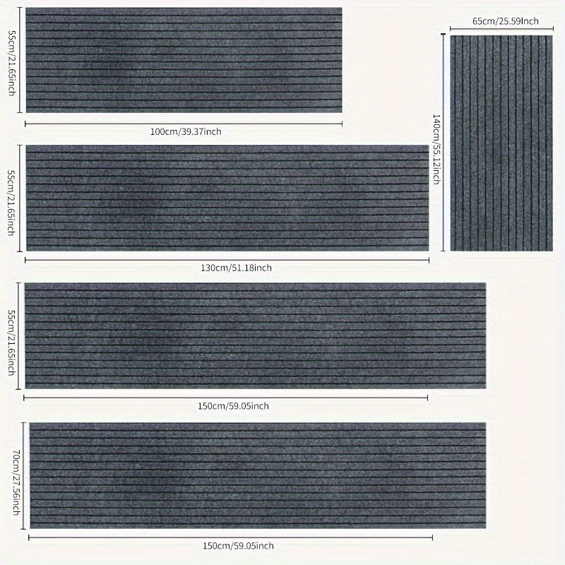 A durable and slip-resistant carpet, ideal for household use. This versatile carpet is dustproof and water-absorbing, perfect for entryways, kitchens, bathrooms, balconies, living rooms, and more.