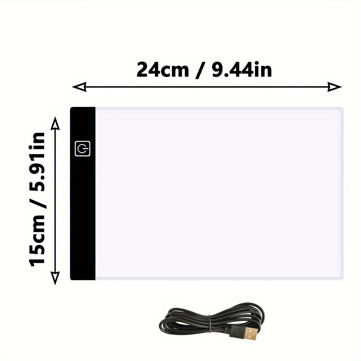 Portable LED copy board for tracing and drawing tattoos, sketches, animations, and stencils. Ultra-thin with adjustable brightness and USB interface.