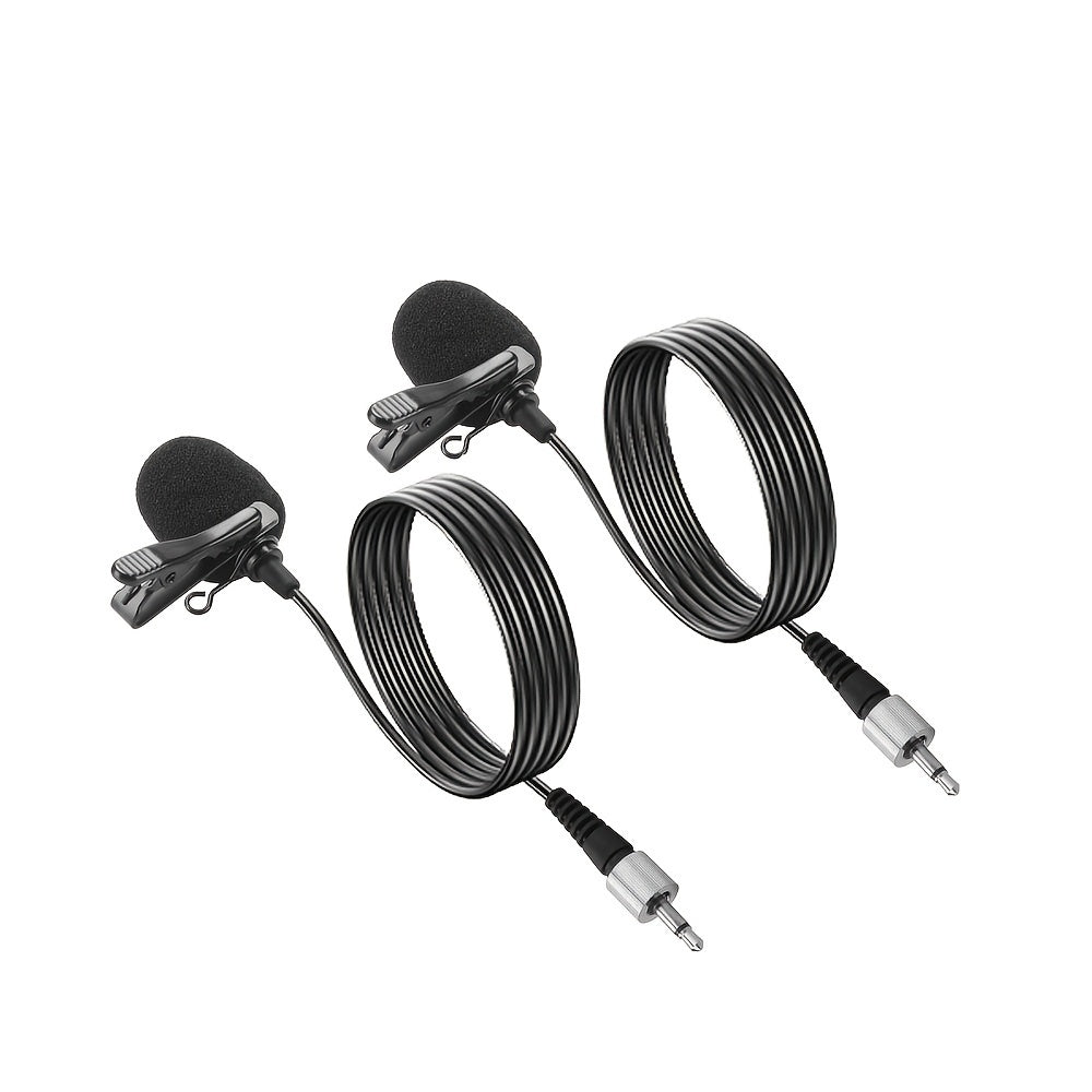 1pc LMBGM Lavalier Lapel Microphone with 3.5mm Jack for PC, Laptop, DSLR Camera, Voice Recording, Interview, Podcasts