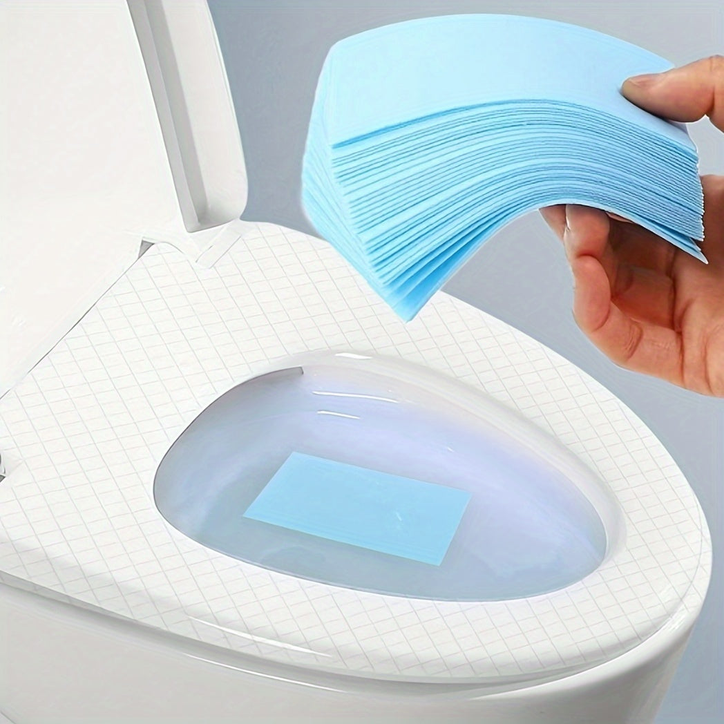 30-Pack Hydro- Toilet Bowl Cleaner Sheets - Hidi yo'qotish va dog'larni olib tashlash uchun foydalaniladigan bir martalik, siydik kislota va ohak to'planishini bartaraf etish uchun hammom tabletkalari