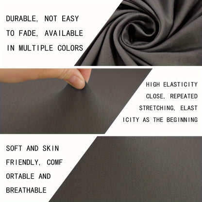 Solid color elastic dirt-resistant cushion cover.