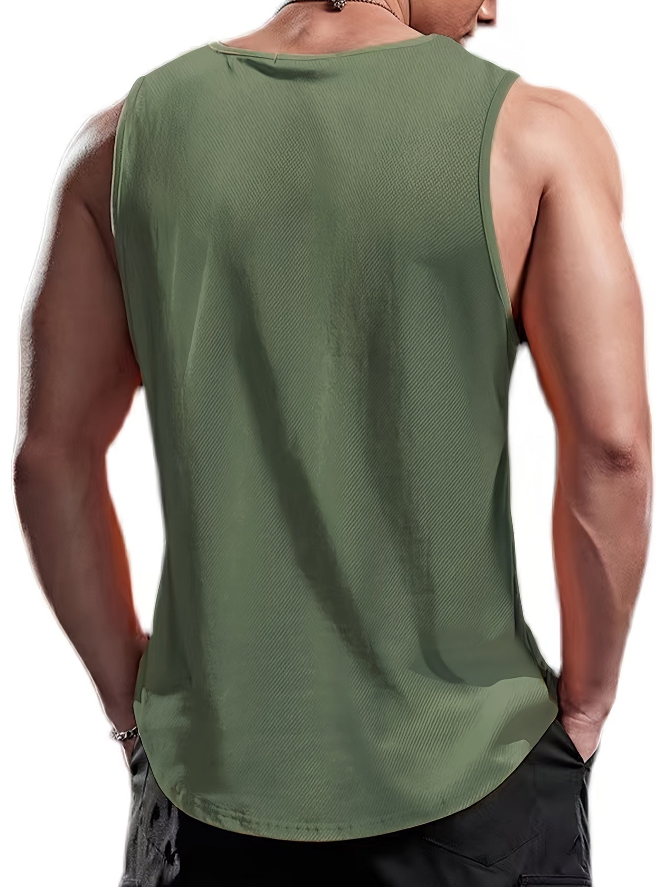 Men's quick-dry, moisture-wicking tank tops for gym, bodybuilding, and sports activities. Great for workouts and playing basketball.