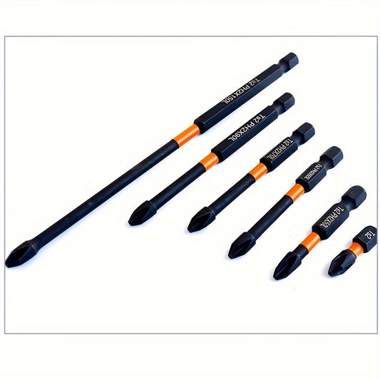 Popular choice: 6pc PH2 magnetic screwdriver set with high impact and hardness.