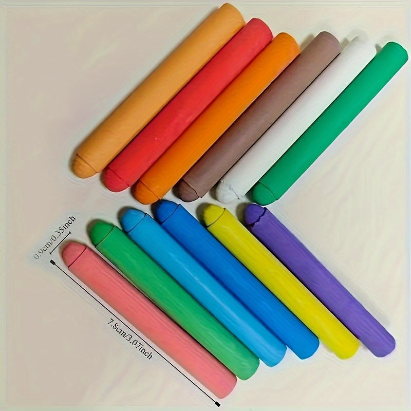 Erasable water-soluble chalks for teachers and graffiti artists.