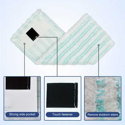 The DLAIMI Replacement Mop Cloth is compatible with Leifheit/Leifer Clean Microfiber Mops and provides superior dirt and water absorption for wet and dry cleaning. It is effortless to clean and perfect for upkeeping balconies, living rooms, bedrooms, and