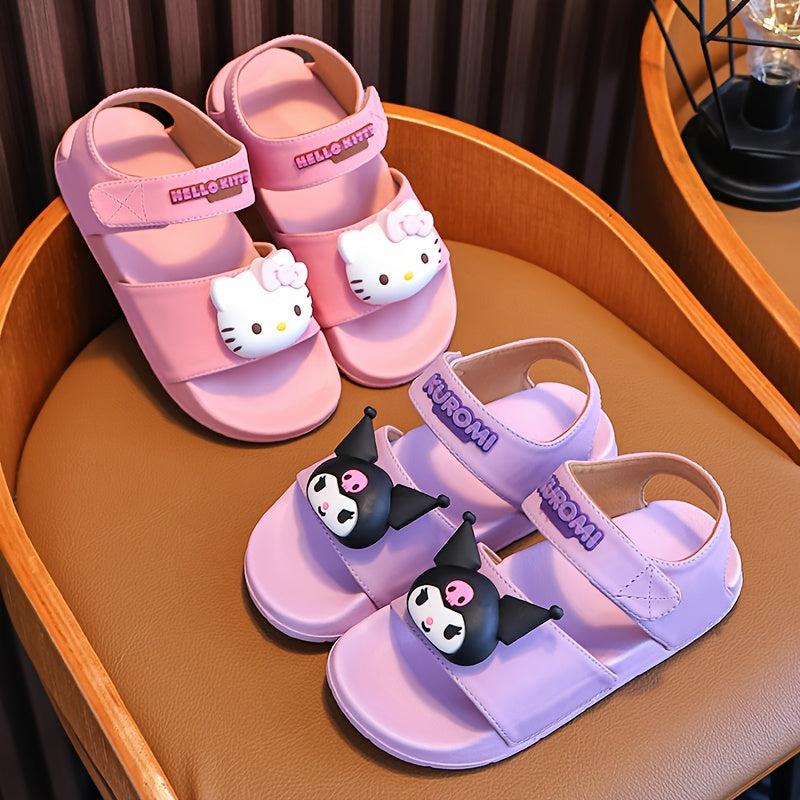 Sanrio introduces new summer non-slip sandals for girls with soft soles and a lightweight design, ideal for the beach.