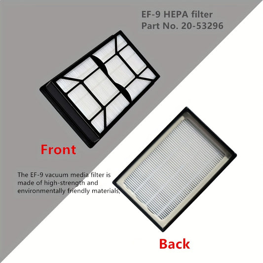 Compatible with Kenmore & Elite Upright and Canister Vacuums, our Premium HEPA Filter EF-9 53296 captures 99.97% of Dust, Pet Hair, and Allergens