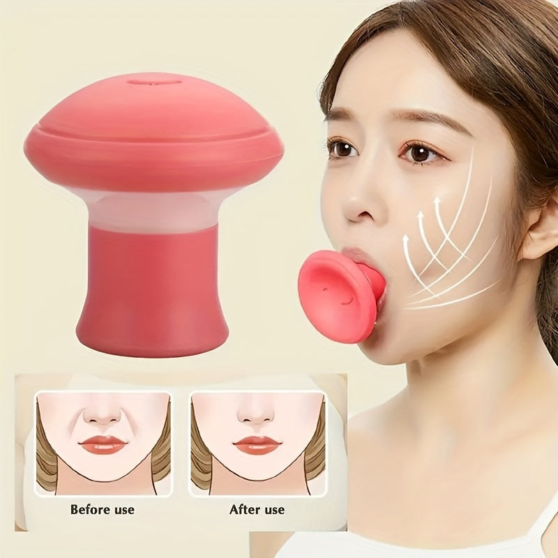 Silicone Face Lifting Massager reduces double chin and tones facial muscles, suitable for both men and women.