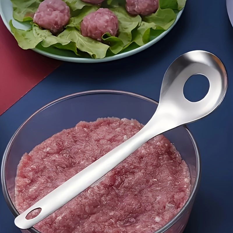 Stainless Steel Meatball Maker Spoon for Household Small Tools in the Kitchen - Ideal for Meatballs and Fishballs