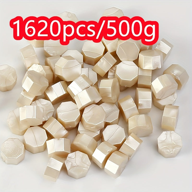 1620pcs/500g Octagonal wax particles for envelope special mud DIY gift box sealing wax retro bulk sealing wax particle