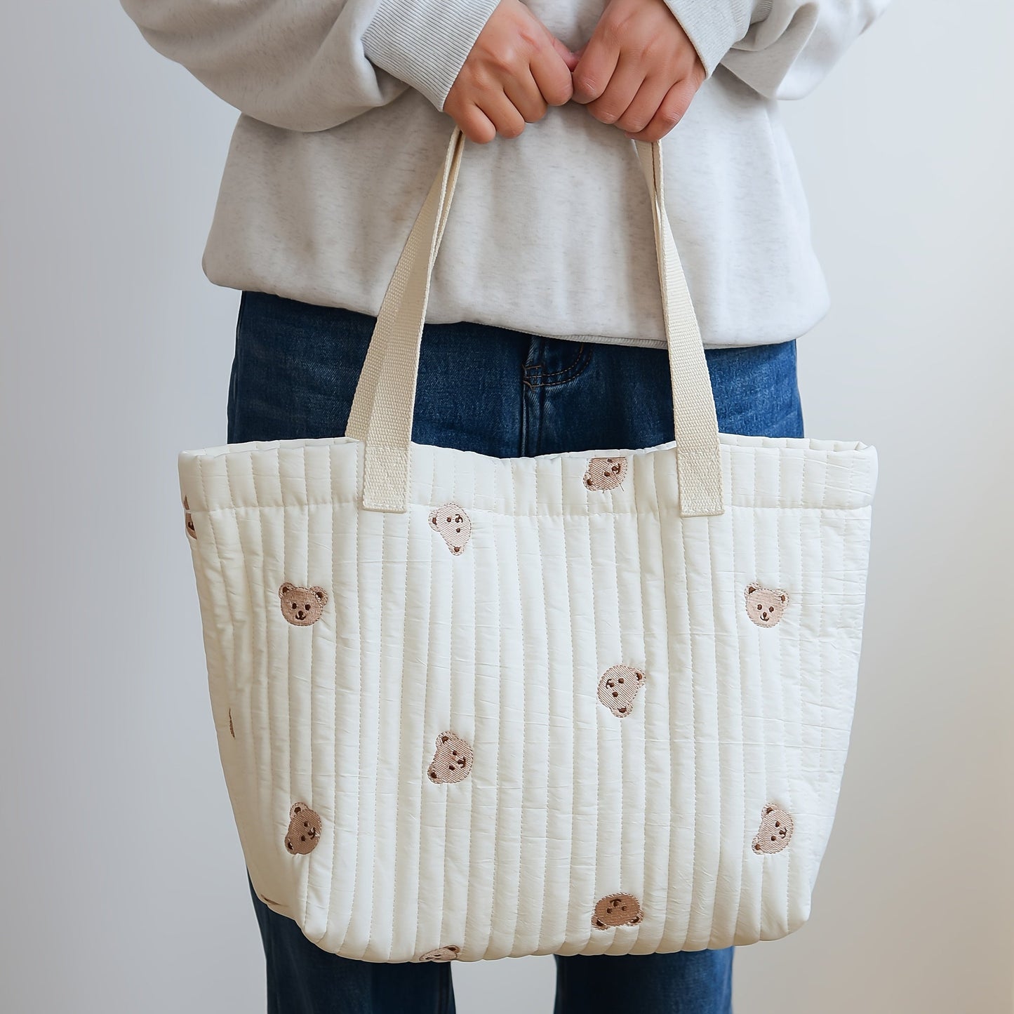 Roomy & Featherweight Parent Bag - Sturdy Polyester, Ideal for Diapers & Necessities