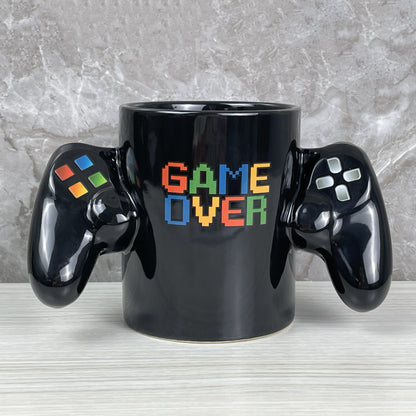 Colorful Game Controller Coffee Cup, ideal for gamers and collectors.