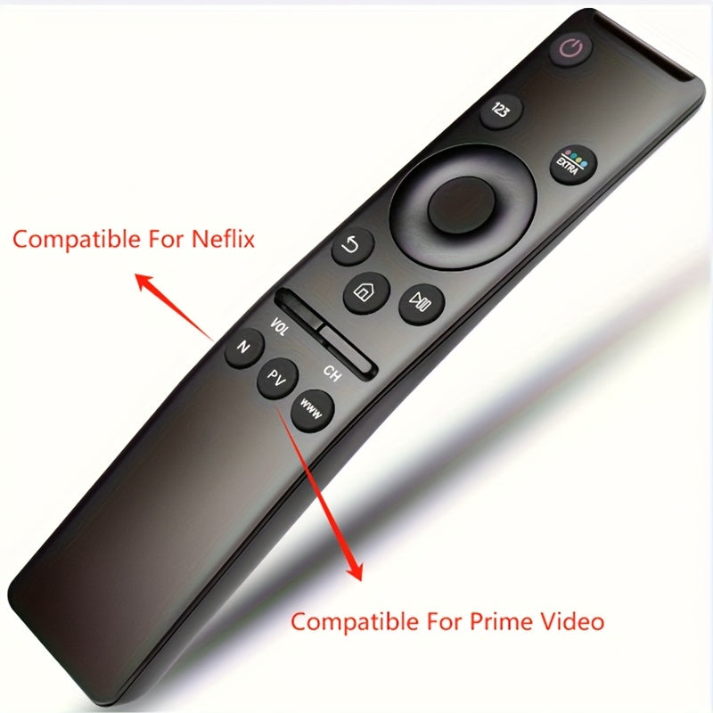 1pc DO&CA Universal Remote Control for Samsung TVs, works with 4K, 8K, 3D, Smart TVs, uses infrared with AAA battery, has buttons for streaming services.