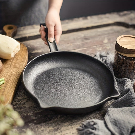 Two-Piece Professional Cast Iron Skillet Set - Non-Stick, Oven Safe, and Versatile for Cooking and Camping - Great Gift for Home Cooks and Chefs