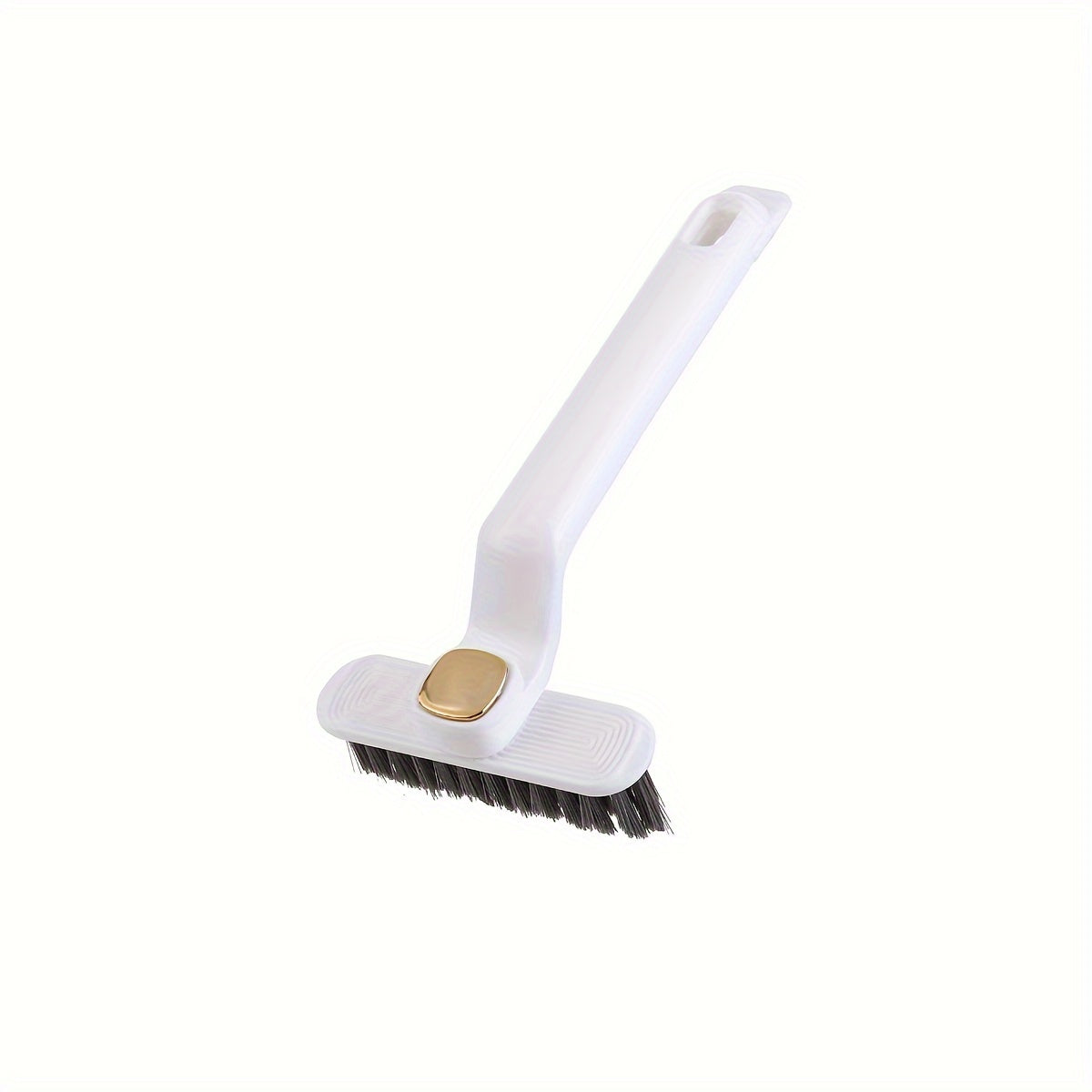 1 piece of Multifunctional Rotating Cleaning Brush with Tough Bristles, Perfect for Reaching Tight Spaces in the Bathroom & Kitchen. 360° Easy Clean Tool for Walls, Floors - Portable, Manual Handheld Brush for Household Cleaning.