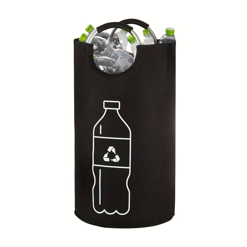 Jumbo Bottle Bin - 68.89 Liters, Multifunctional Laundry Hamper & Kitchen Storage Bag made from Durable Polyester