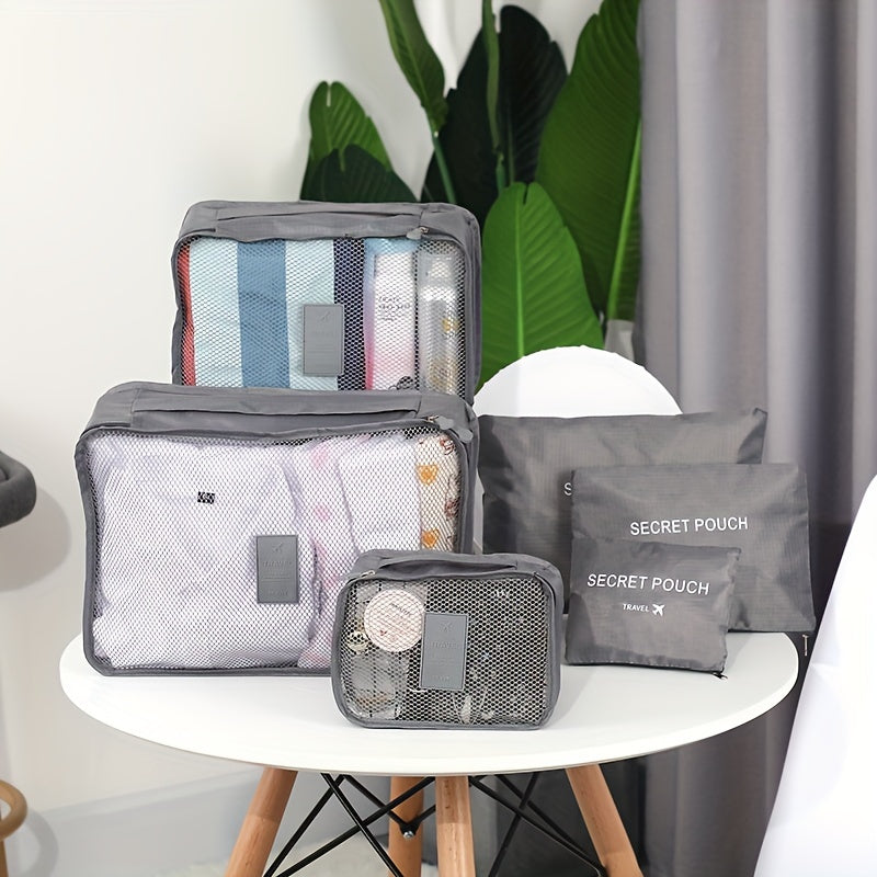 6-piece Travel Storage Set - Versatile organizer for various items.