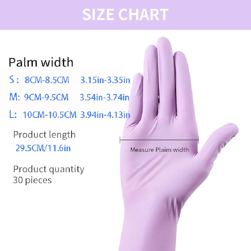 Get 30 pieces of extra long 30.48cm reusable nitrile gloves that are waterproof, durable, and flexible for use in the kitchen, bathroom, pet care, and more. These gloves are made with lead-free silicone cleaning supplies.