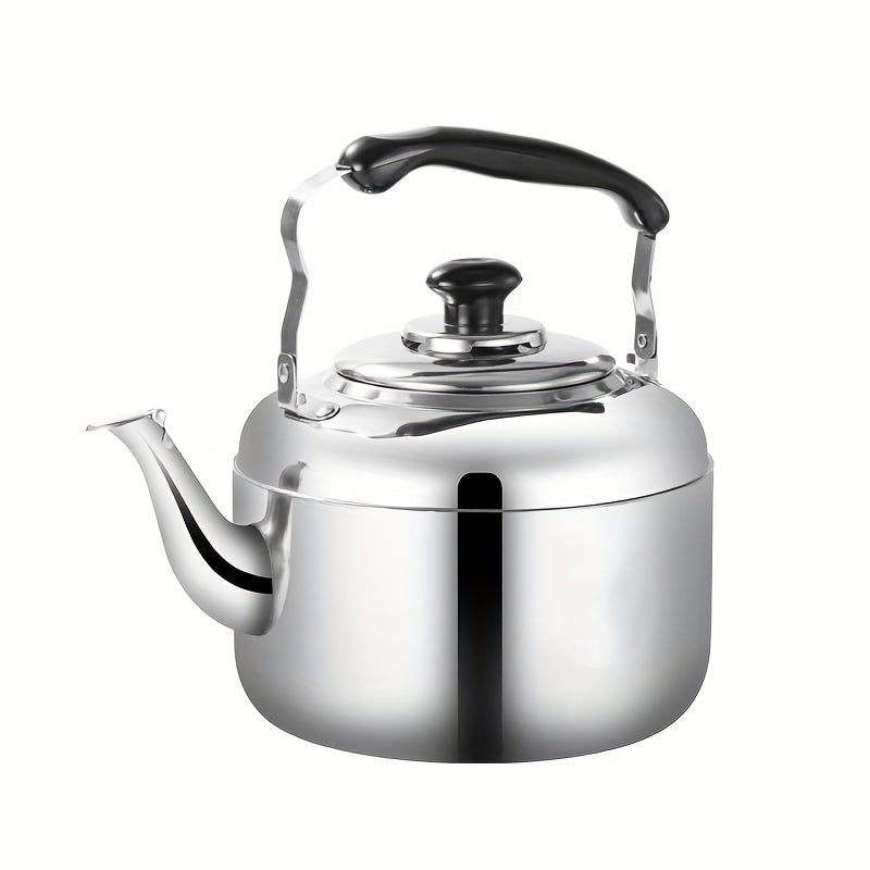 1 piece of Stovetop Tea Kettles, 4L Stainless Steel Kettle suitable for Electromagnetic and Gas Stoves. Perfect for home or commercial use, this large-capacity water kettle is ideal for making teas and other beverages year-round. Get yourself equipped