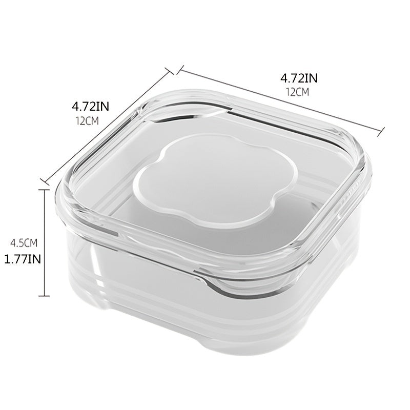 Clear Plastic Containers for Refrigerator with Lids - Set of 4, 8, or 10. Ideal for storing and keeping food fresh in the fridge. Dishwasher safe. Perfect for storing fruits, vegetables, dumplings, meat, ginger, garlic, green onions, and more. A