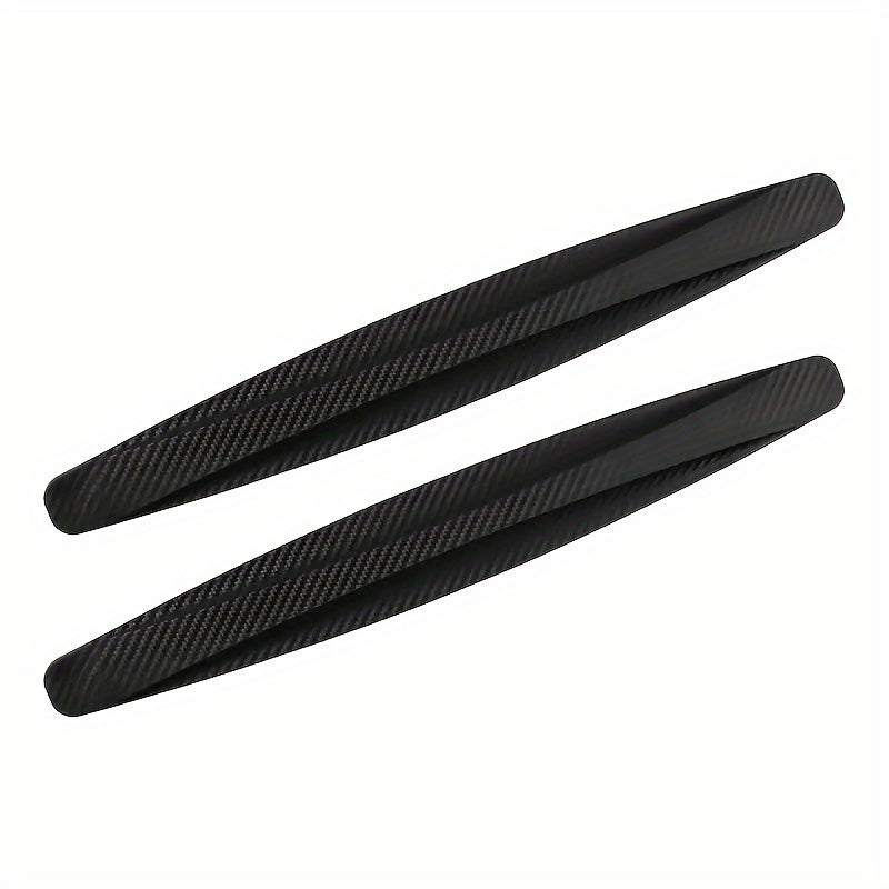 Rubber car bumper guards for front and rear anti-collision protection and door body scratch prevention, 2pcs.