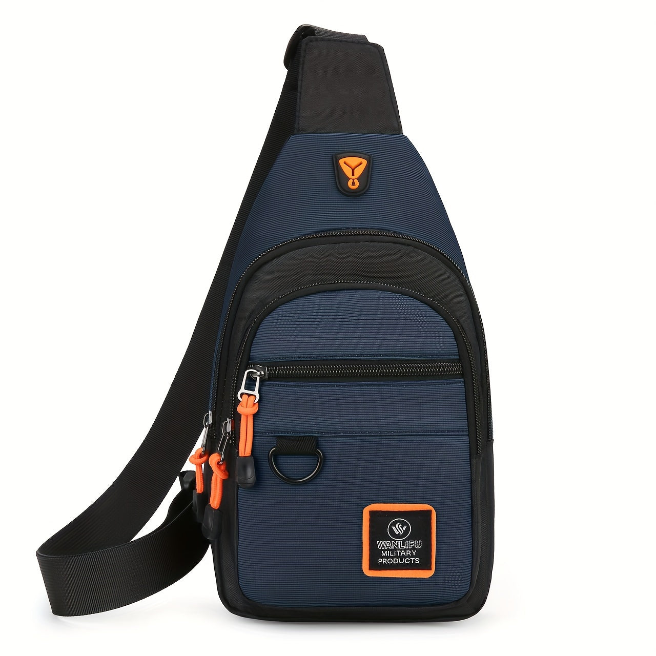 Durable, lightweight chest bag for outdoor activities with ample space.