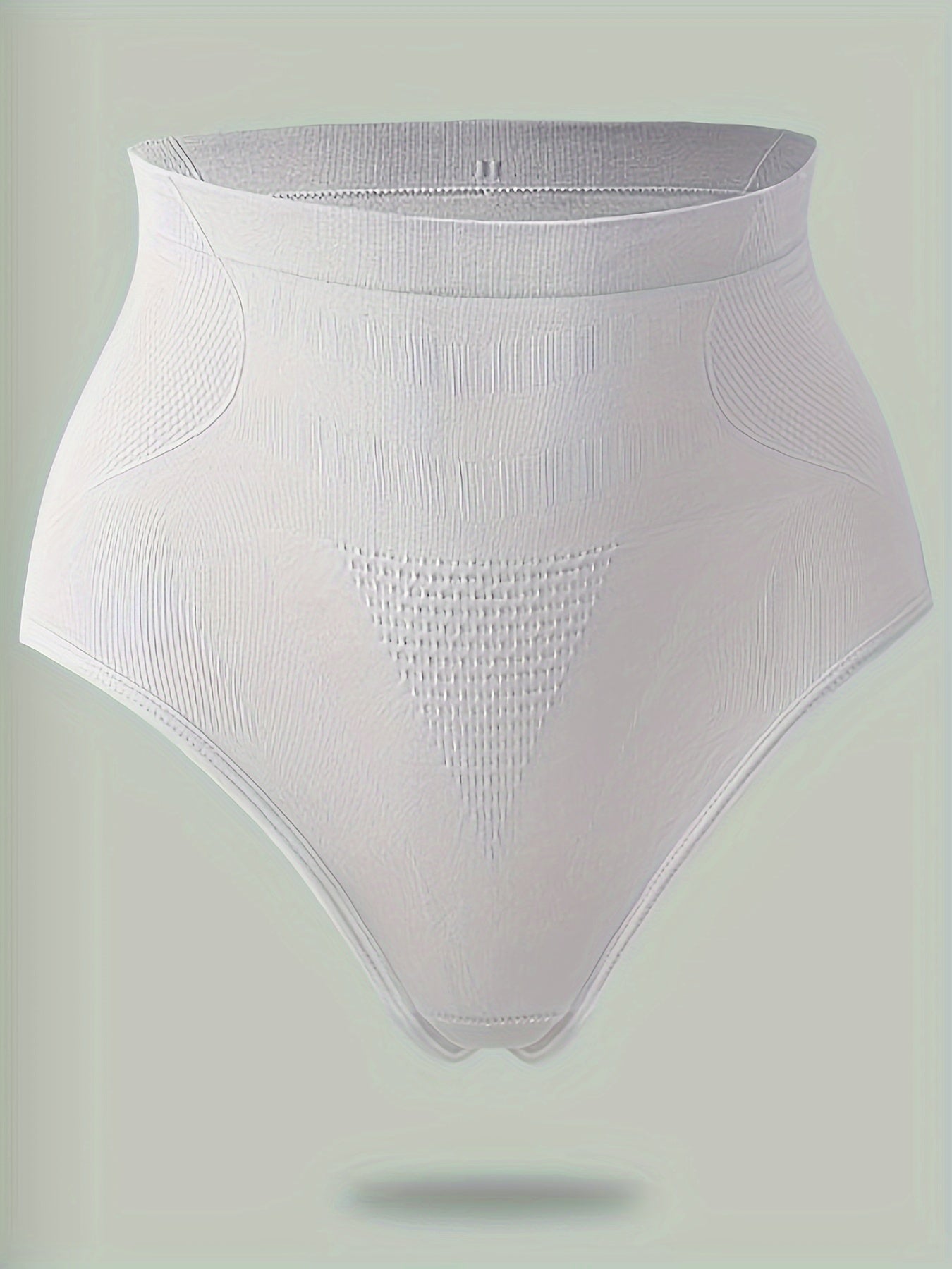 High-Waist Tummy Control Panties that are seamless, breathable, and slimming in Beige color.