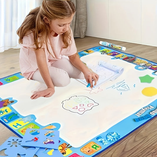 59.99cm*50.01cm Magical Water canvas: Cognitive recognition water writing cloth for inspiring creativity and hands-on ability. Ideal gift for holidays and birthdays.