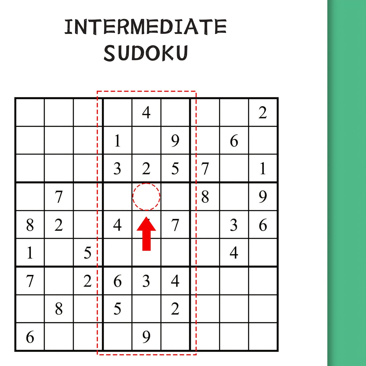 Sudoku book for ages 6-9, intermediate level brain teasers in English by Zhidian International (USA) LLC, 2024 edition