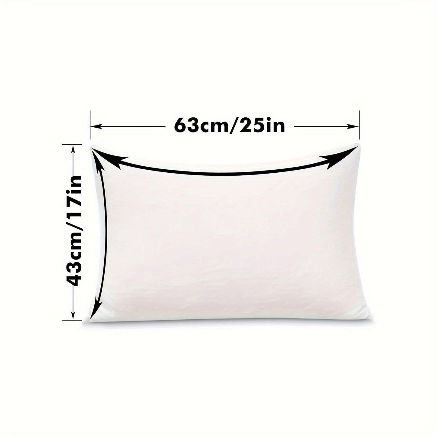 White Waterproof Knit Pillowcase with Zipper Closure - Thick, Durable, and Stylish for Cozy Autumn/Winter Comfort