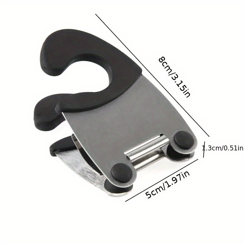 Single Stainless Steel Pot Side Clip, Non-Slip Kitchen Tool for Flipping Pans