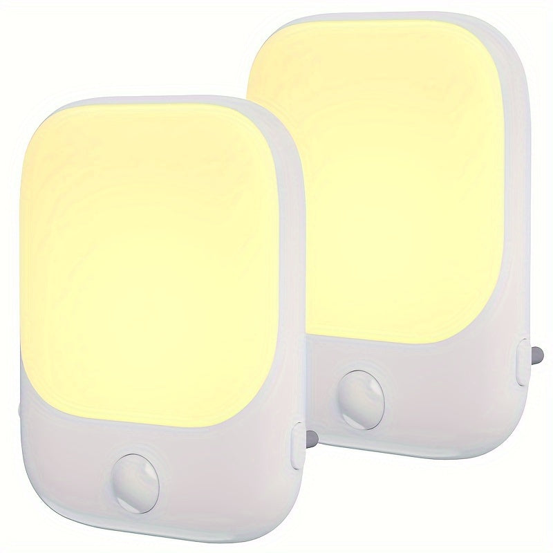 Motion sensor night light with 3 modes, 5 brightness levels, wall-mounted, ideal for kids' room, bedroom, stairway.