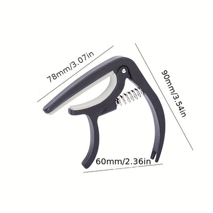 High-quality ABS guitar capo for acoustic, electric guitars and more - durable and easy to clip on.