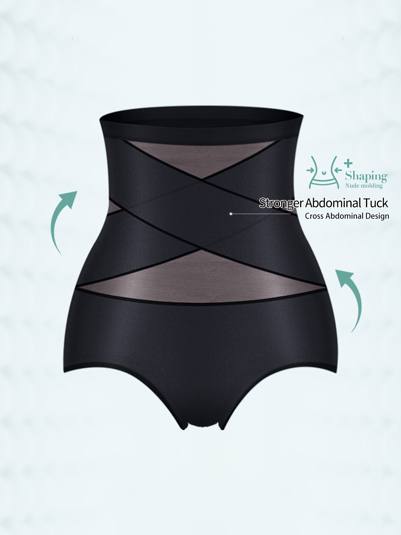 High waisted body shaper underwear with tummy control.