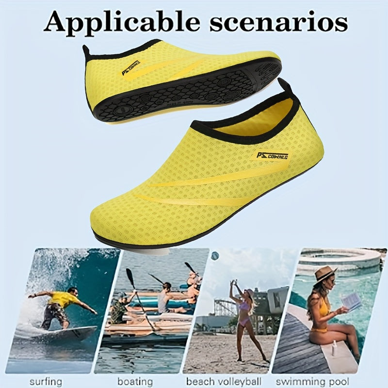 Quick-Dry Water Shoes - Breathable Aqua Socks for Beach and Water Activities, Comfortable and Lightweight