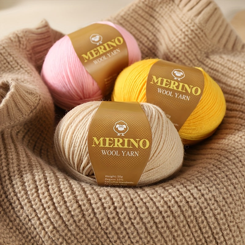 500g of high-quality wool yarn and 212g of medium fine camel hair yarn suitable for autumn and winter hand-knitted sweaters, scarves, hats, and warm clothes. Includes 1 large pack of wool