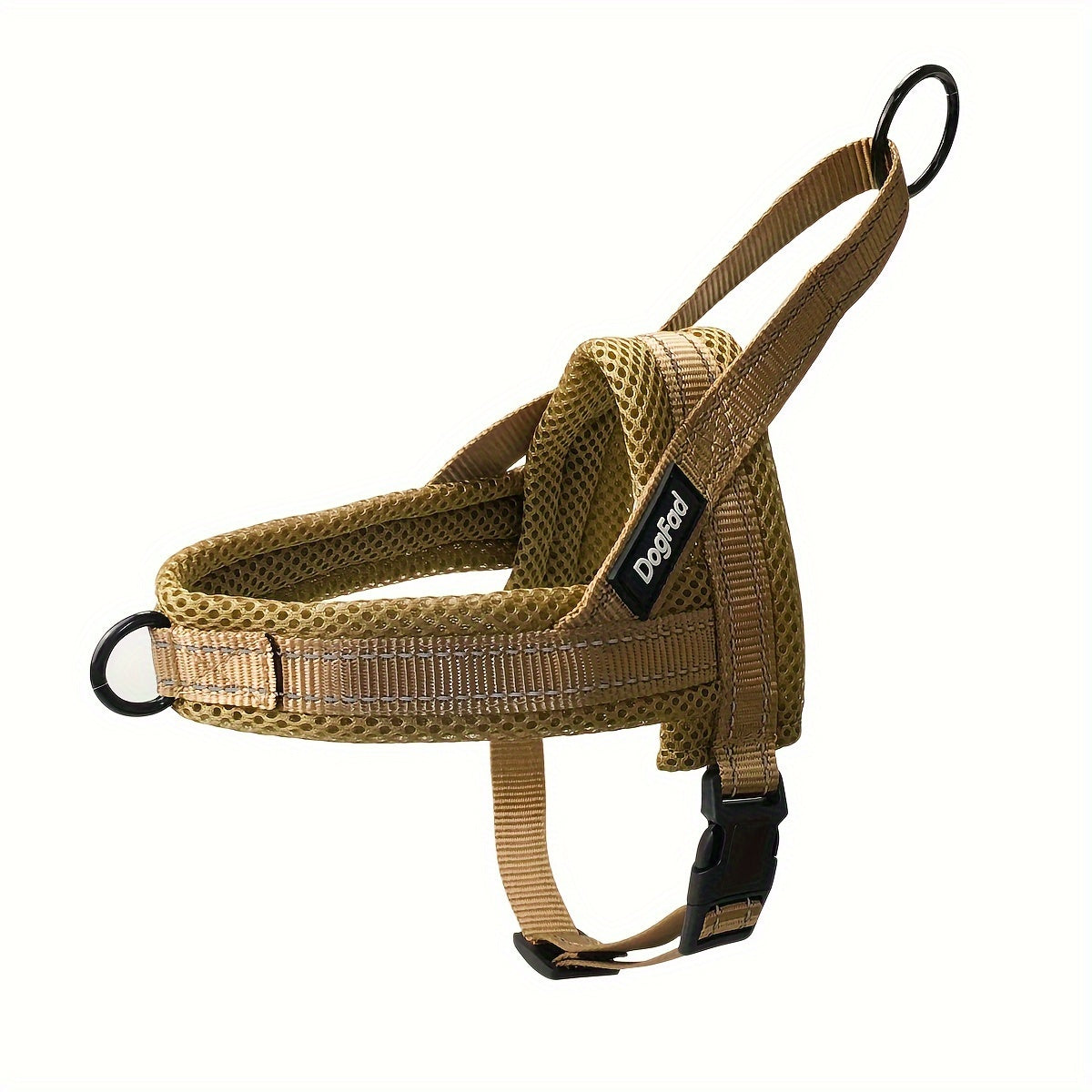 DogFad Reflective No-Pull Dog Harness - Adjustable and Escape-Proof, Hand-Wash Only, for Small to Large Breeds