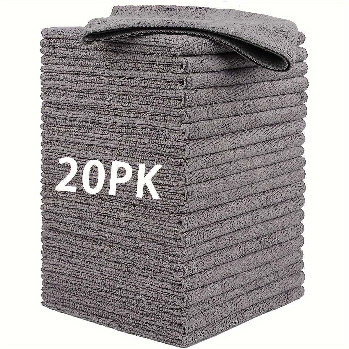 Top Pick: Grey Ultra Absorbent Microfiber Cleaning Cloth - High Performance, Streak-Free Mirror Shine Weave for Car Washing, 1200 Washes, Car Wash Accessories