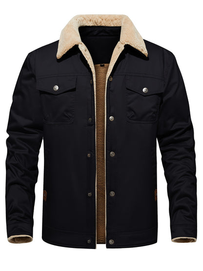 Men's winter fleece jacket in US size