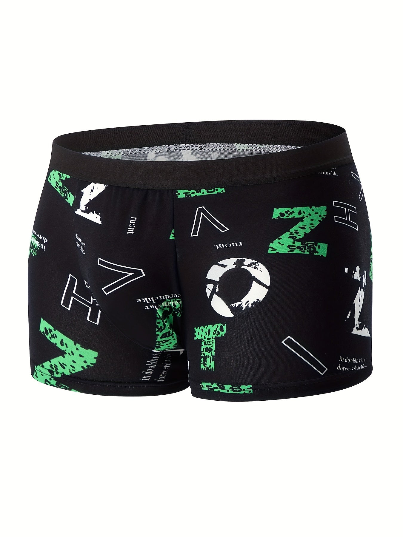 10 Men's Street Style Stretchy Boxer Briefs - Trendy Print, Comfy & Breathable