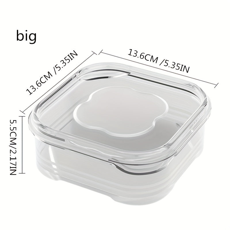 Stackable Refrigerator Organizer Bins with Lids - Set of 6/8/10/12, Clear Plastic Pantry Storage Containers for Fruit and Vegetables, Ideal for Home Kitchen Supplies