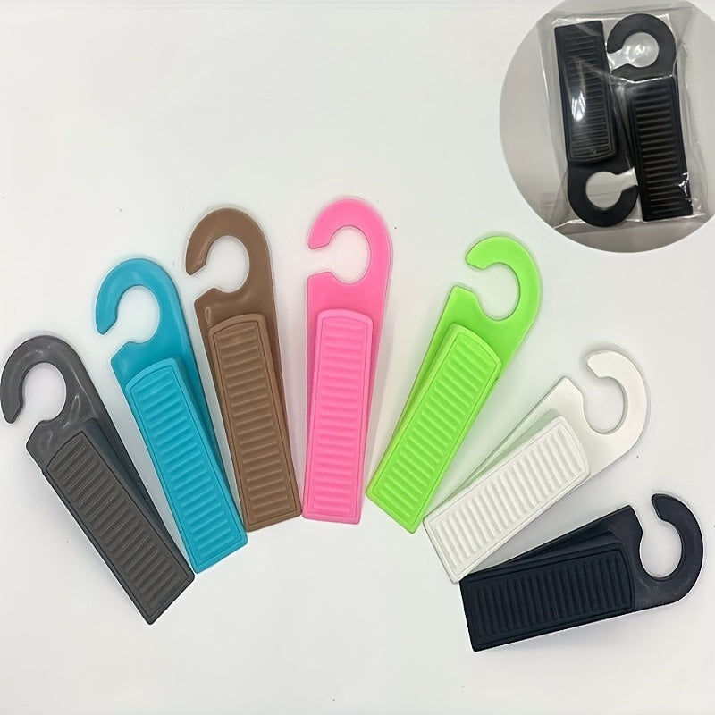 2 pieces of door stop resistance device suction door stopper for baby safety, school supplies for classroom and dorm room aesthetics.